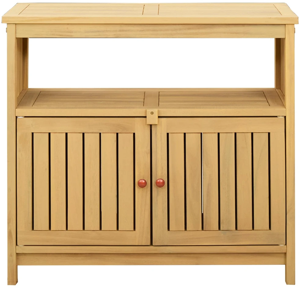 Sodo konsolinis stalas Šviesus akacijų 80 x 35 x 75 cm