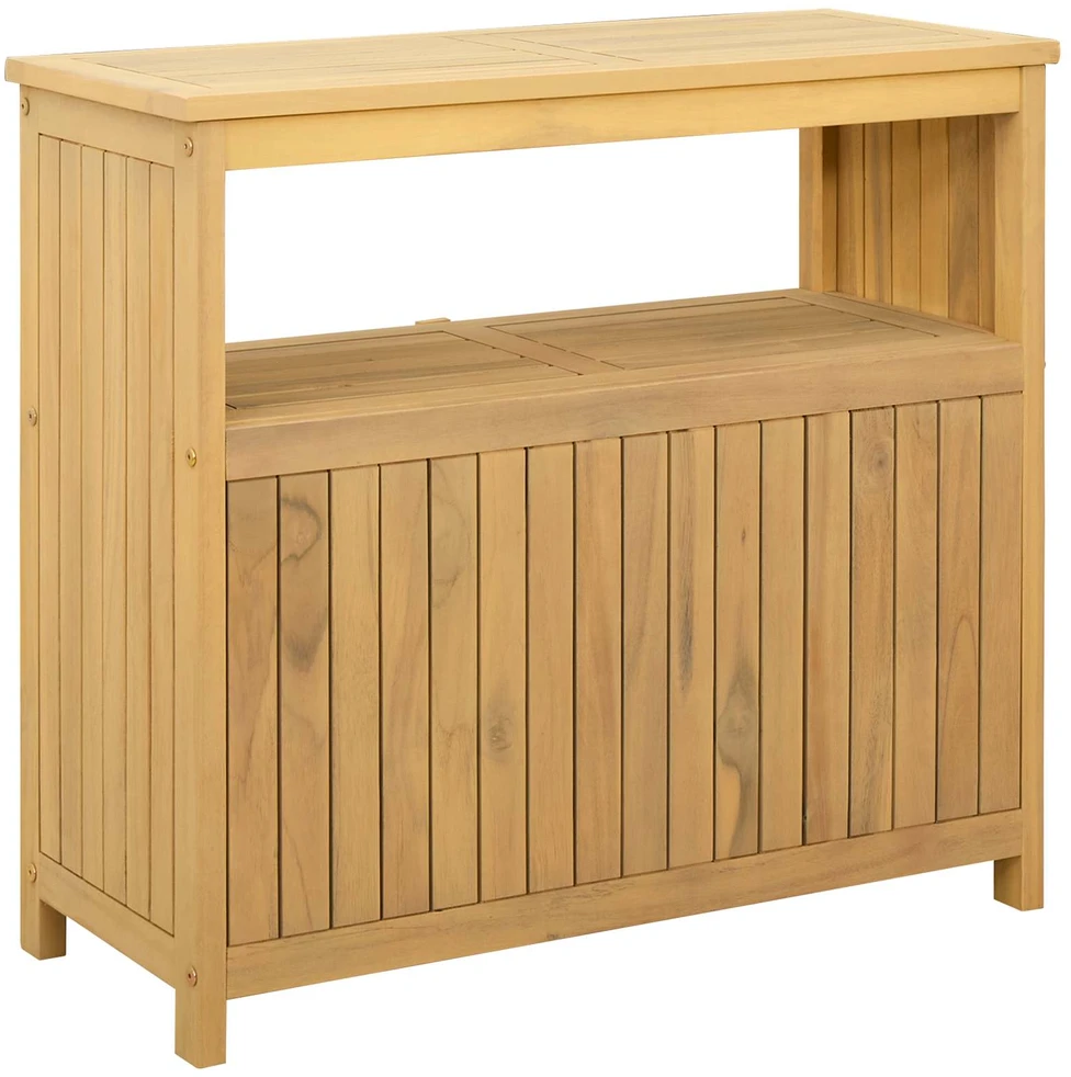 Sodo konsolinis stalas Šviesus akacijų 80 x 35 x 75 cm