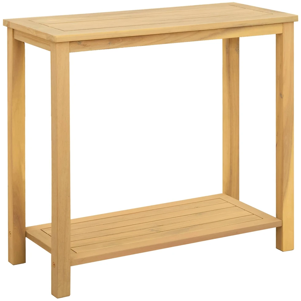 Sodo konsolinis stalas Šviesus akacijų 80 x 35 x 75 cm