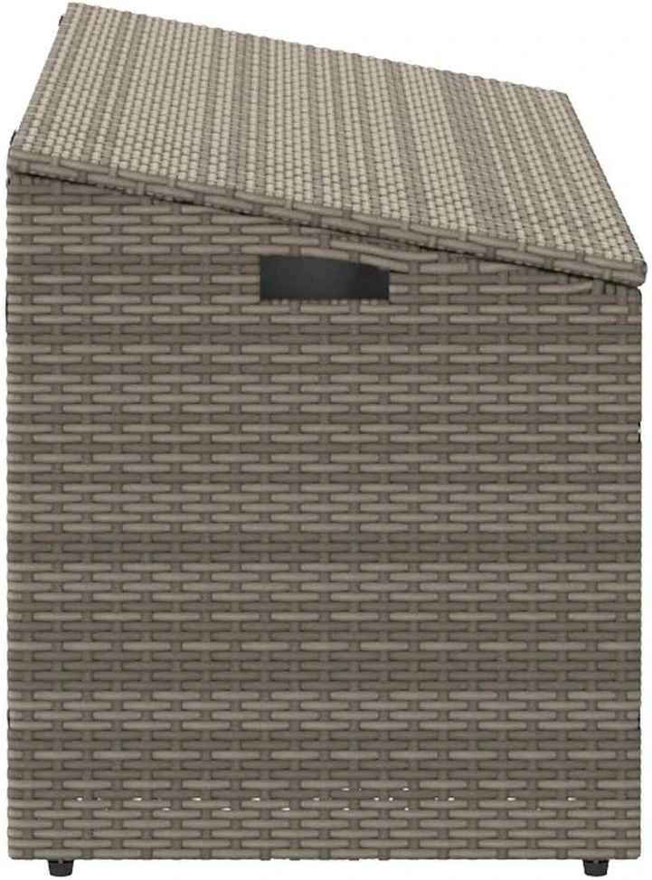 Sodo daiktadėžė, pilka, 110x50x58cm, polirotangas