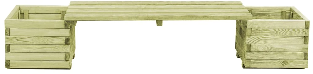 Sodo lovelis, 200x50x50cm, impregnuota pušis, tvorelės dizaino
