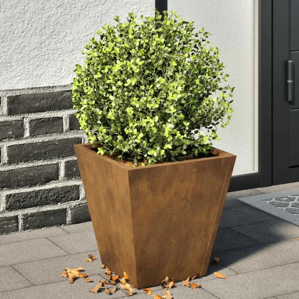 Sodo lovelis, 50x43x75cm, Corten plienas