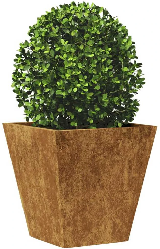 Sodo lovelis, 50x43x75cm, Corten plienas