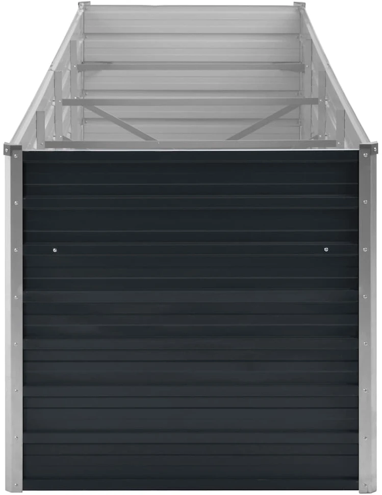Sodo lovelis, antracito, 320x80x77cm, plienas, aukštas