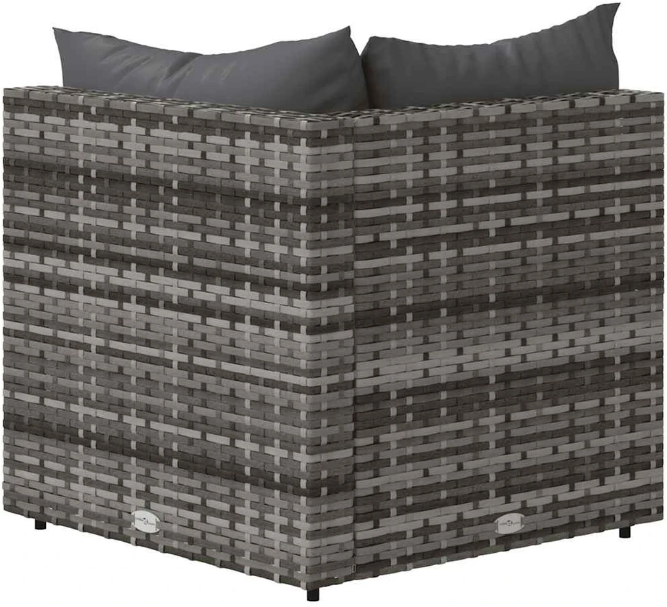 Sodo lovelis, antracito spalvos, 100x41x90cm, plienas