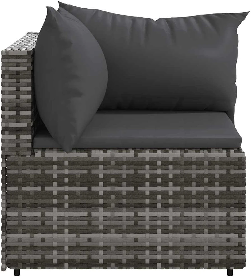 Sodo lovelis, antracito spalvos, 100x41x90cm, plienas