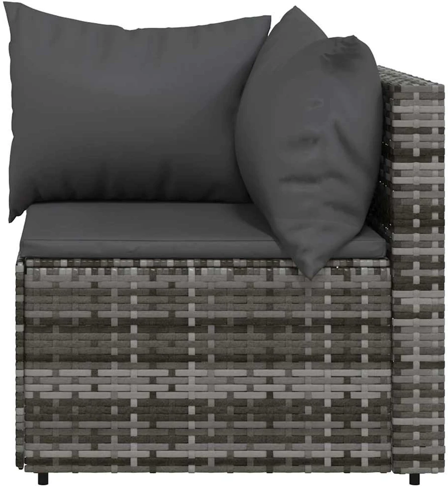 Sodo lovelis, antracito spalvos, 100x41x90cm, plienas