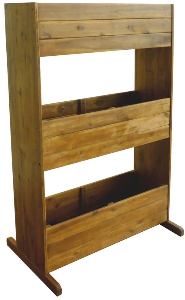 Sodo lovelis, baltas, 100x50x70cm, pušis, tvorelės dizaino