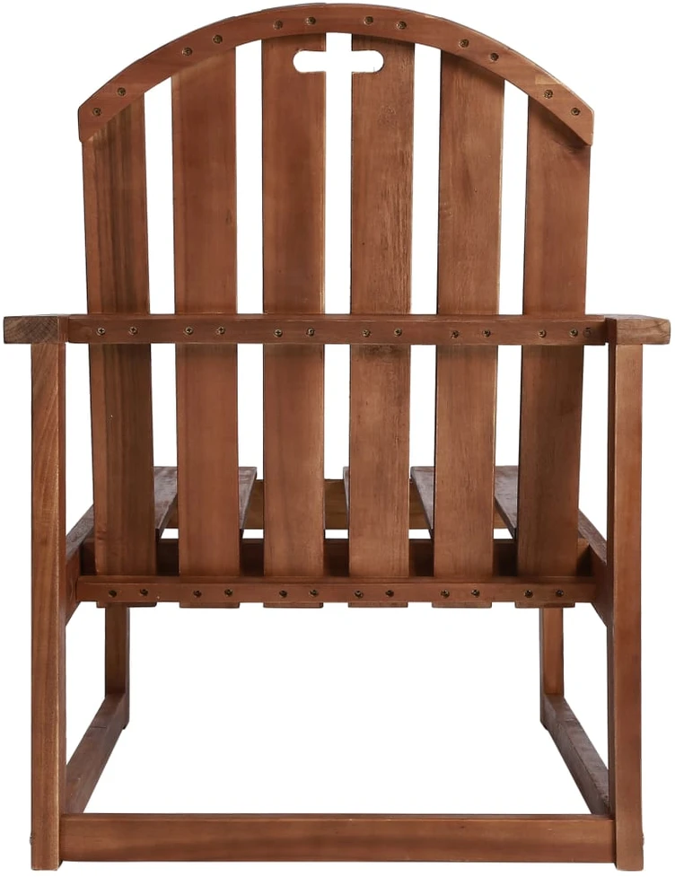Sodo lovelis, baltas, 150x30x30cm, pušis, tvorelės dizaino