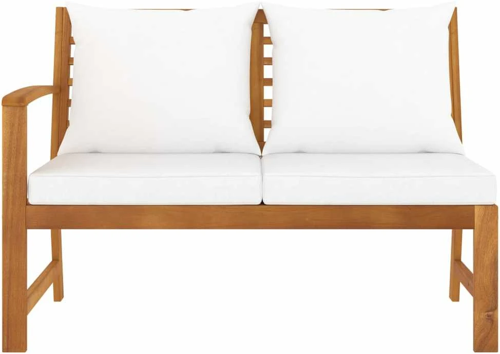 Sodo lovelis, sidabrinis, 80x80x36cm, plienas