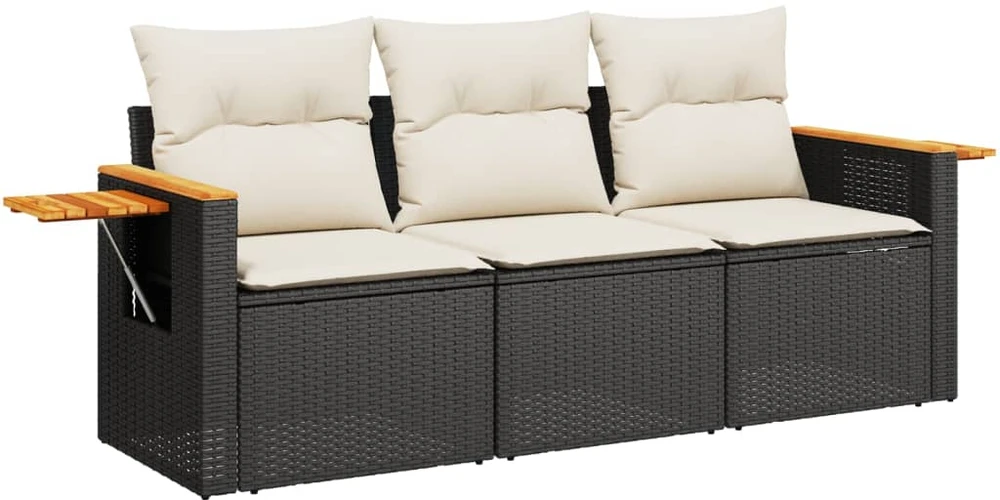 Sodo lovelis su kuoliukais, pilkas, 42,5x42,5x28,5cm, PP