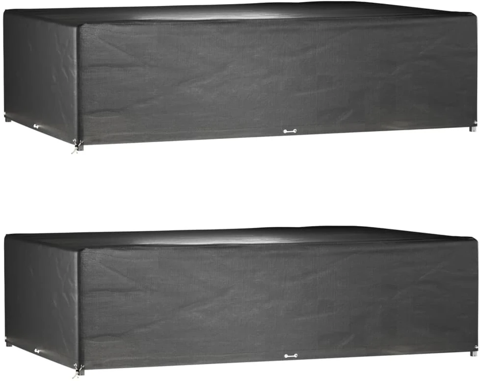 Sodo lovelis su treliažu, akmens pilkas, 100x43x142cm, PP
