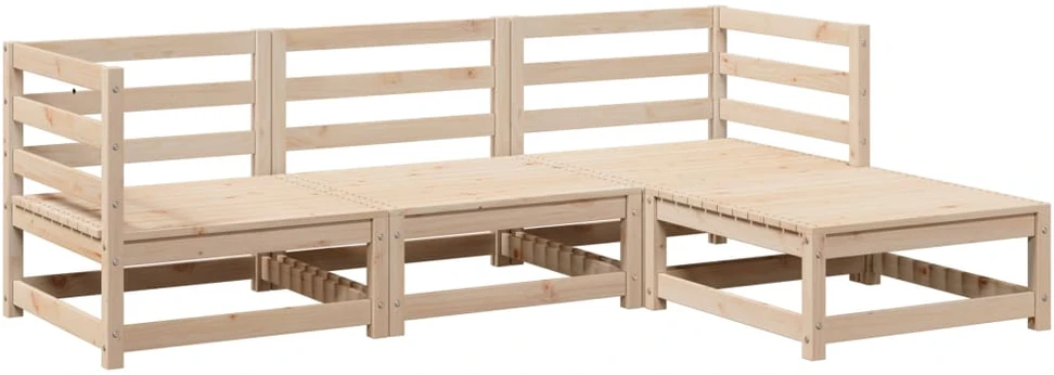 Sodo lovelis su treliažu, antracito spalvos, 100x43x142cm, PP