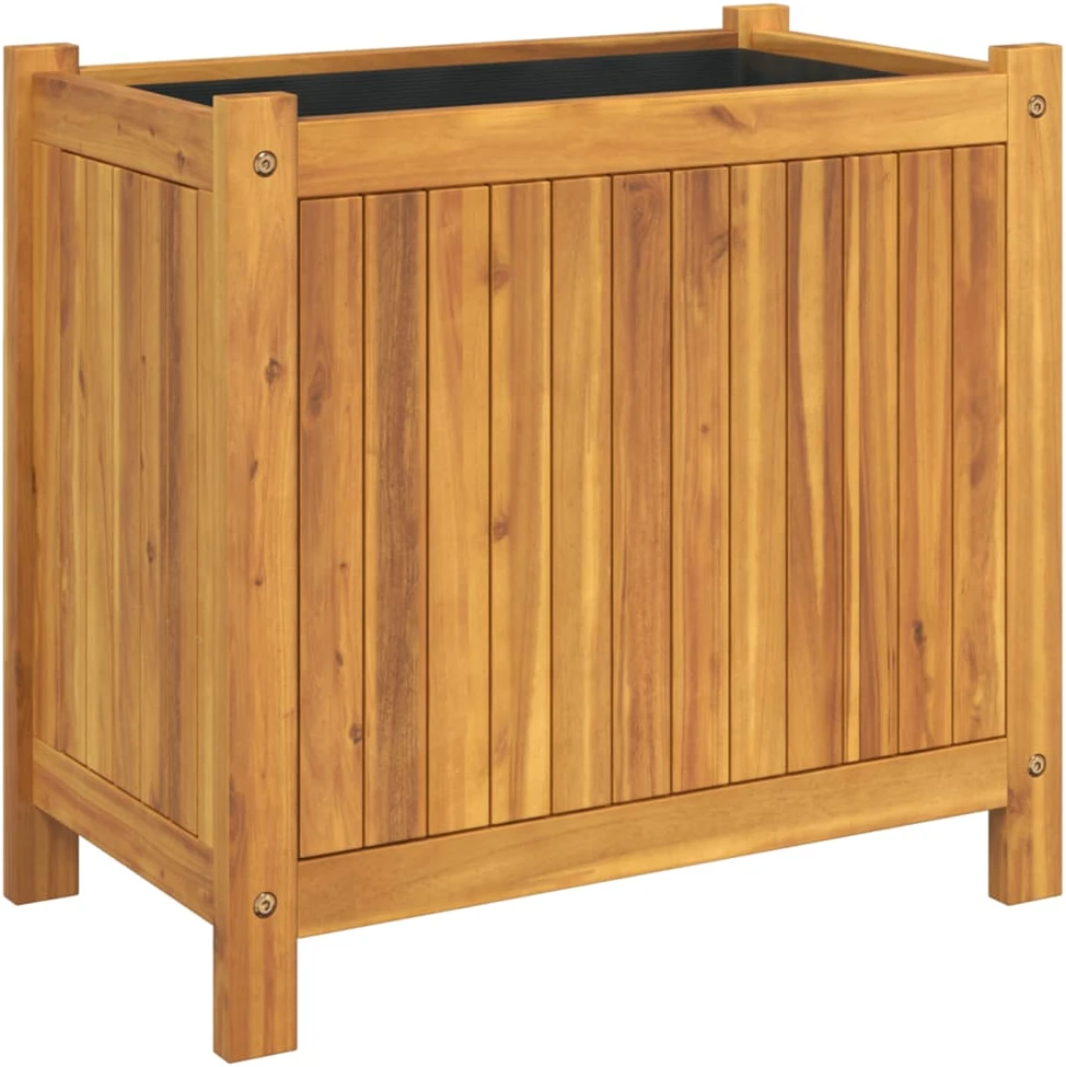 Sodo lovelis su treliažu, baltos spalvos, 120x40x121,5cm, PP
