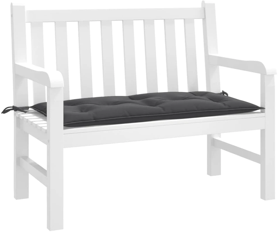 Sodo lovelis su treliažu, juodos spalvos, 80x40x136cm, PP