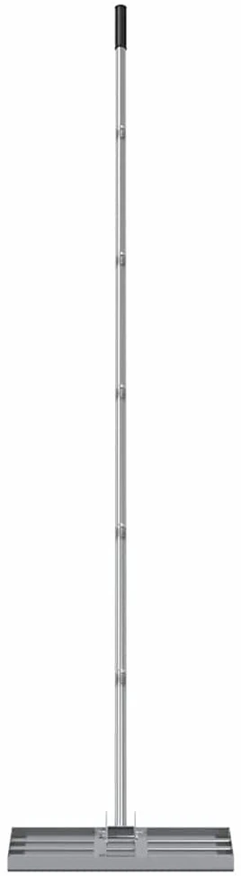 Sodo lygiavimo grėblys Sidabro 45 x 25 x 200 cm