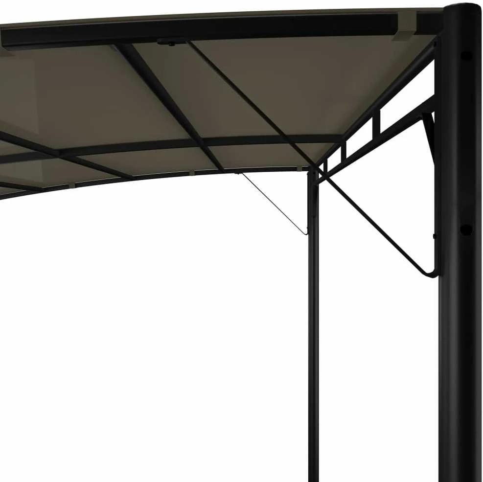 Sodo markizė nuo saulės, taupe spalvos, 3x3x2,55m
