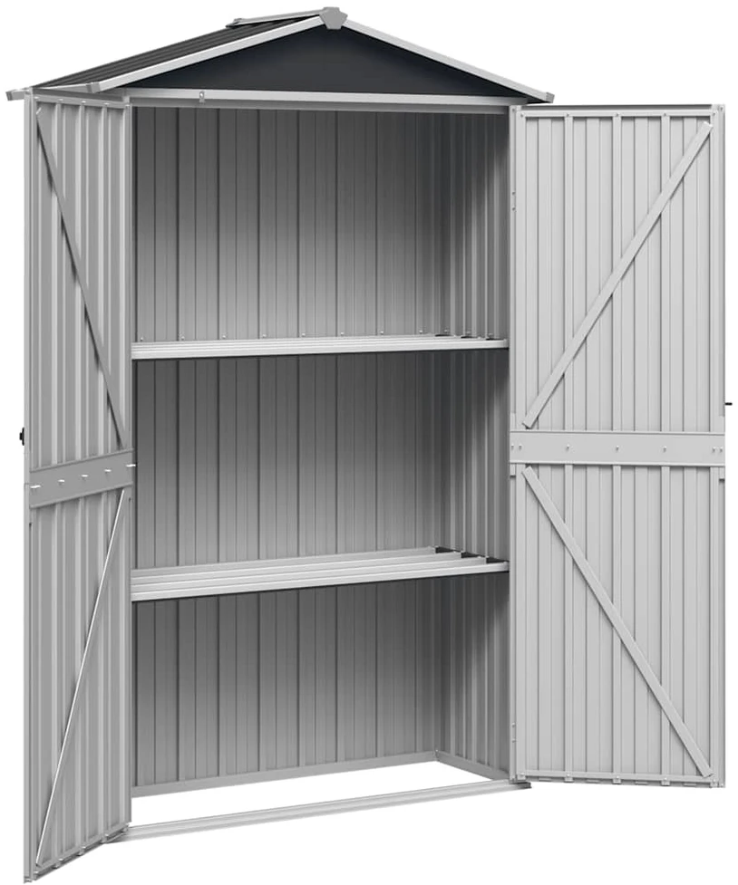Sodo pašiūrė, antracito, 116x45x175cm, galvanizuotas plienas
