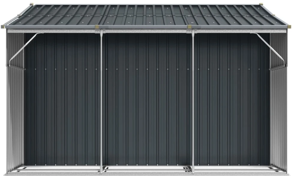 Sodo pašiūrė, antracito, 277x279x179cm, galvanizuotas plienas