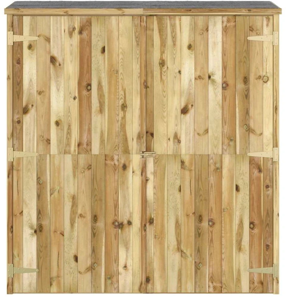 Sodo pašiūrė įrankiams, 163x50x171cm, pušies medienos masyvas