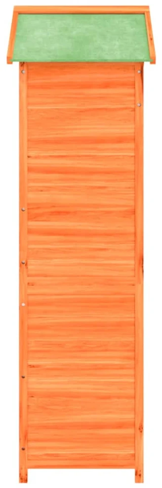 Sodo pašiūrė įrankiams, ruda, 120x53,5x170cm, pušies masyvas
