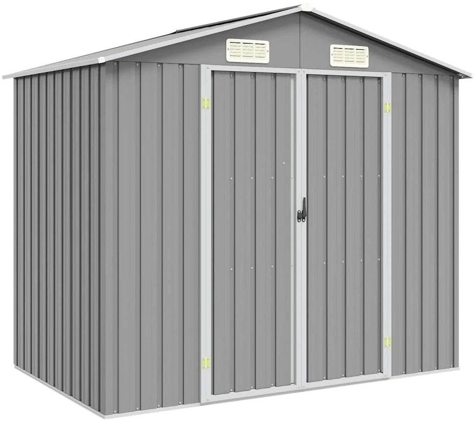 Sodo pašiūrė, pilka, 205x129x183cm, galvanizuotas plienas