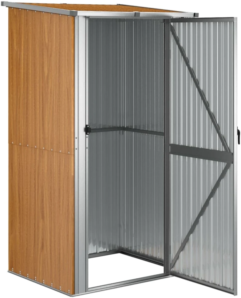 Sodo pašiūrė, ruda, 118,5x97x209,5cm, galvanizuotas plienas