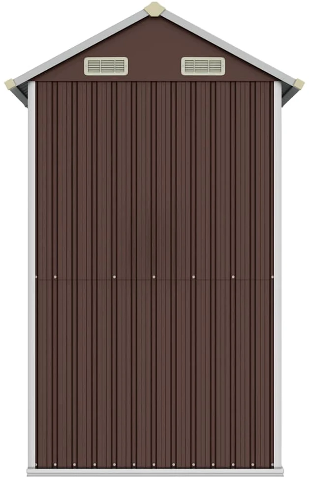 Sodo pašiūrė, ruda, 192x152,5x237cm, galvanizuotas plienas
