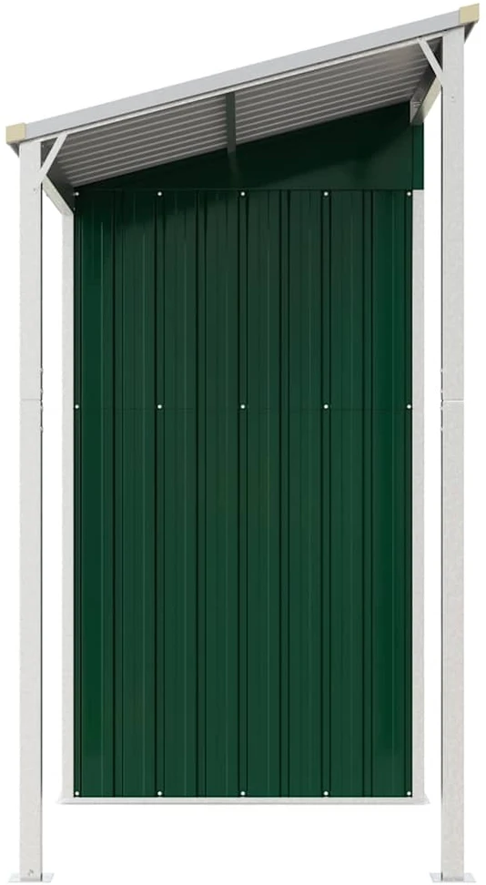 Sodo pašiūrė su prailgintu stogu, 277x110,5x181cm, plienas
