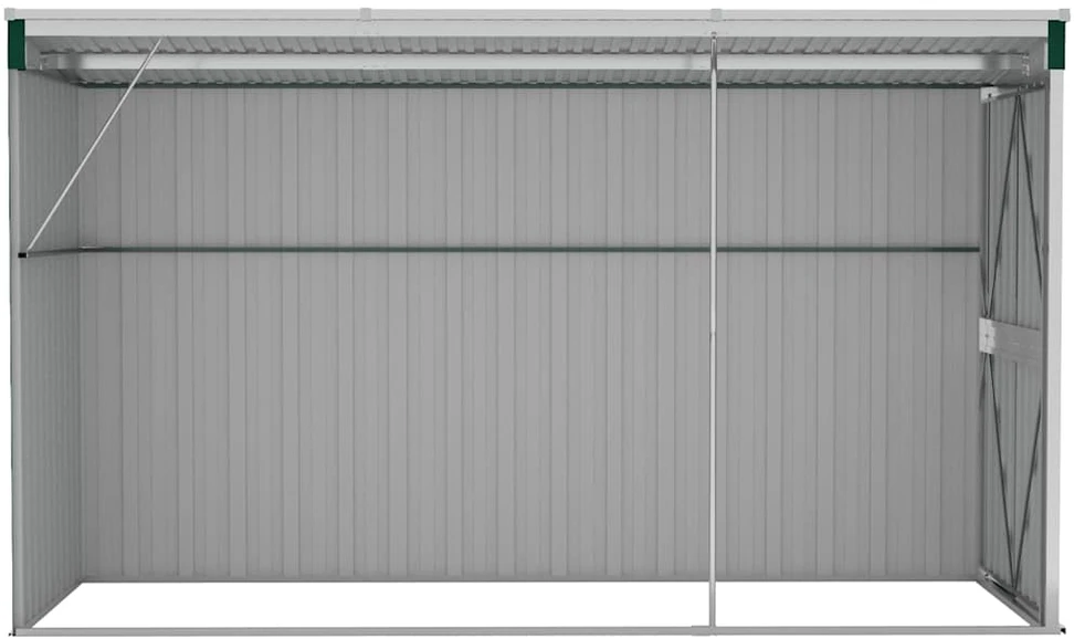 Sodo pašiūrė, žalia, 118x288x178cm, galvanizuotas plienas
