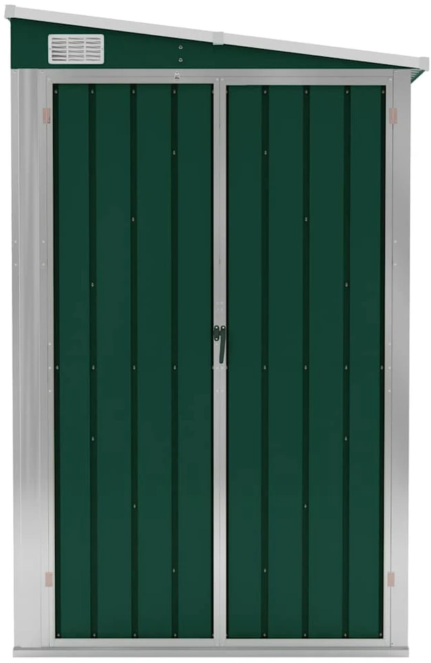 Sodo pašiūrė, žalia, 118x382x178cm, galvanizuotas plienas