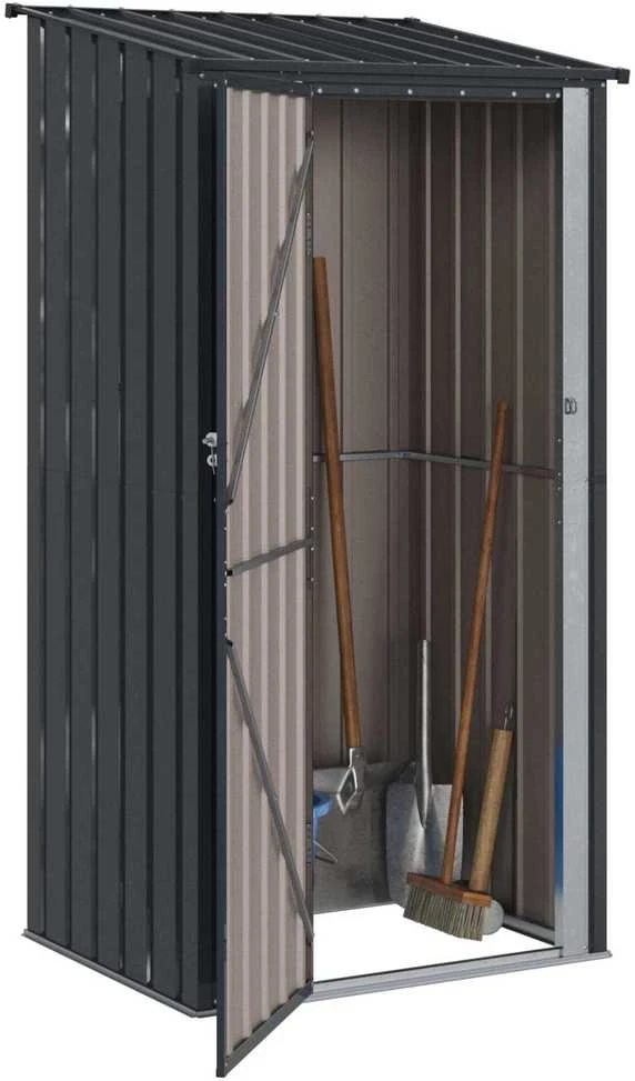 Sodo pašiūrės Antracitas 103 x 86 x 200 cm Metalas