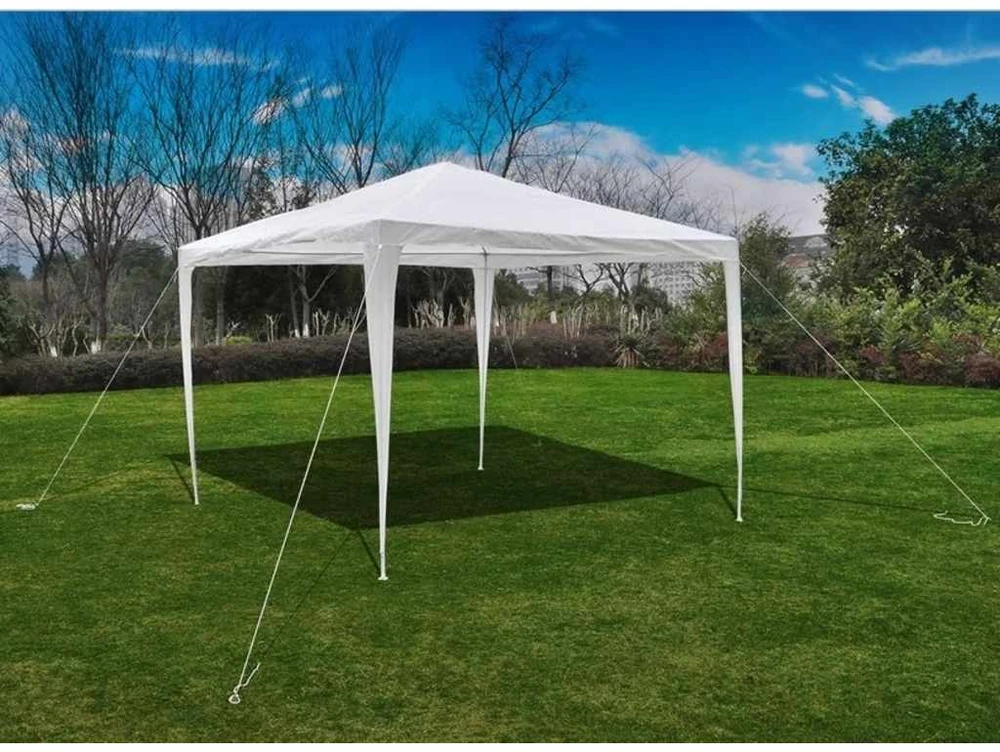 Sodo pavėsinė su piramidės formos stogu, 3 x 3 m
