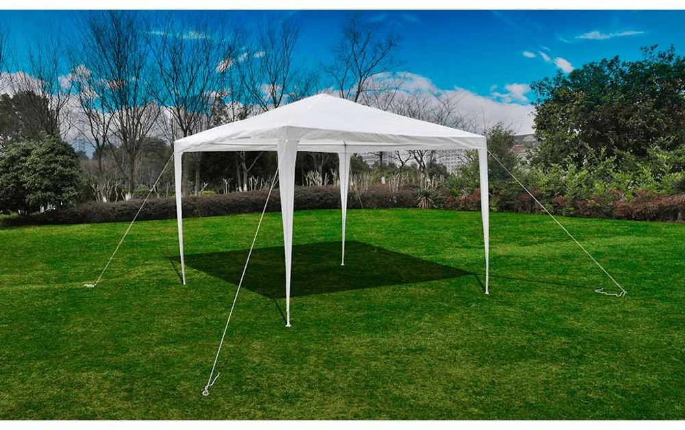 Sodo pavėsinė su piramidės formos stogu, 3 x 3 m