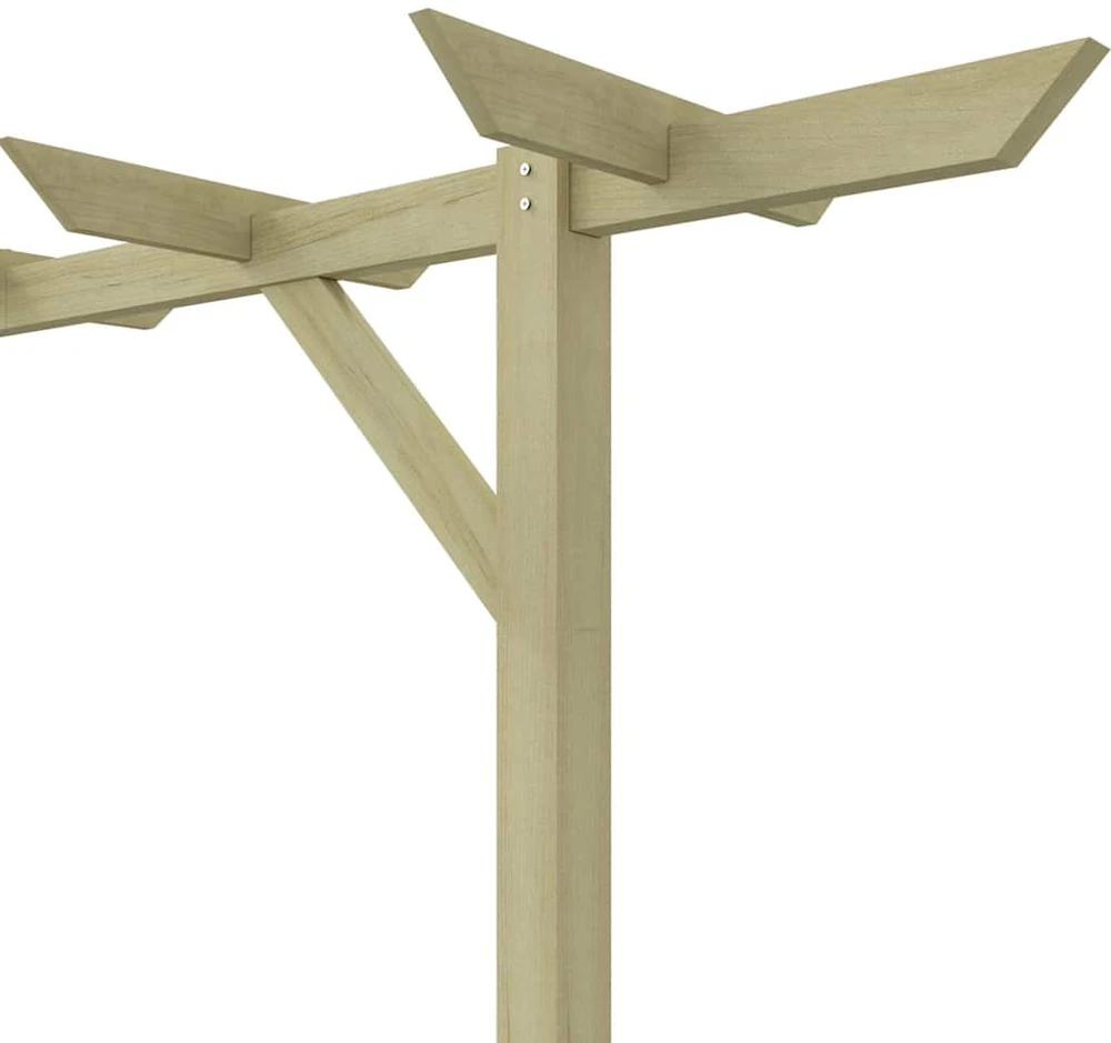 Sodo pergolė, 205x40x203cm, mediena