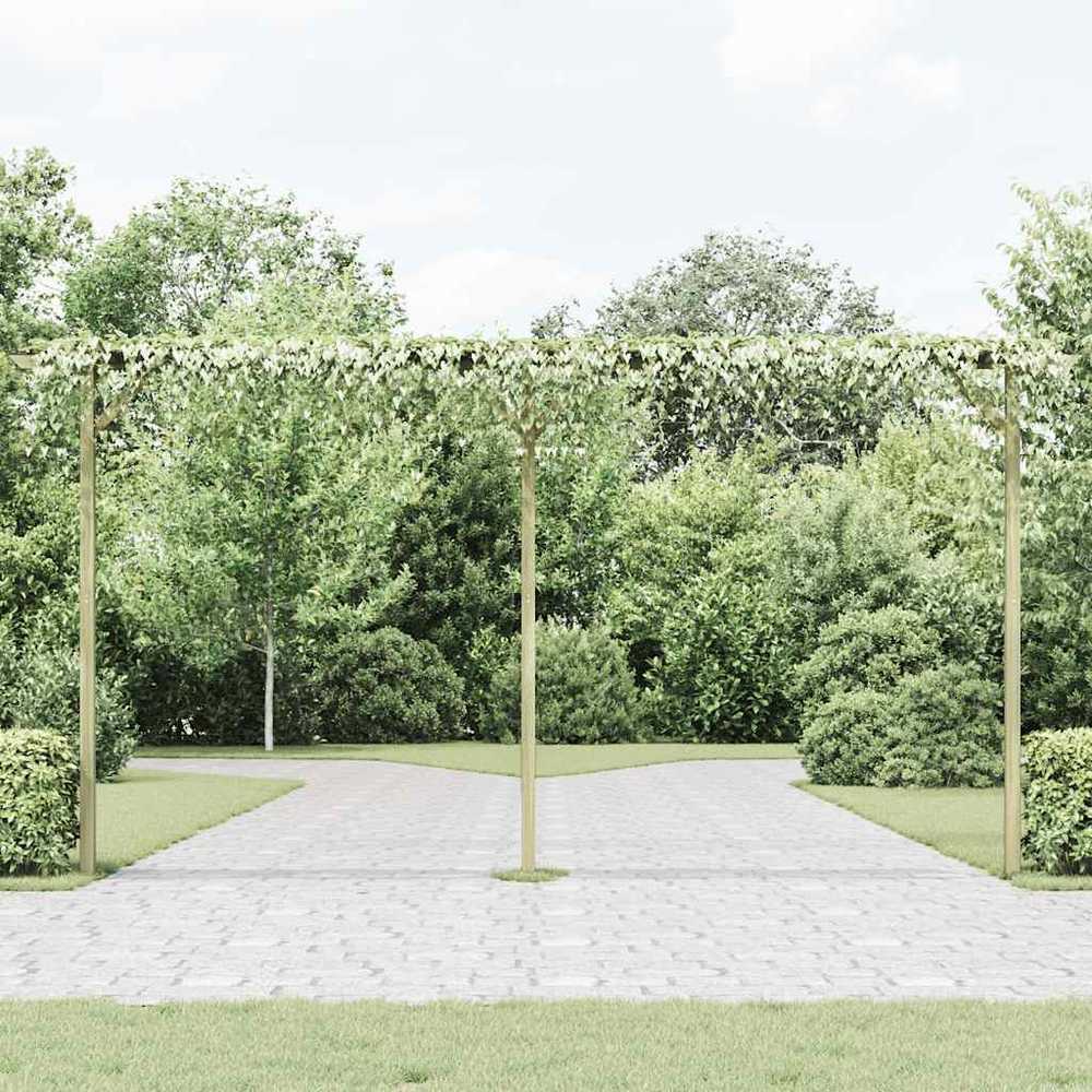 Sodo pergolė, 410x40x203cm, mediena