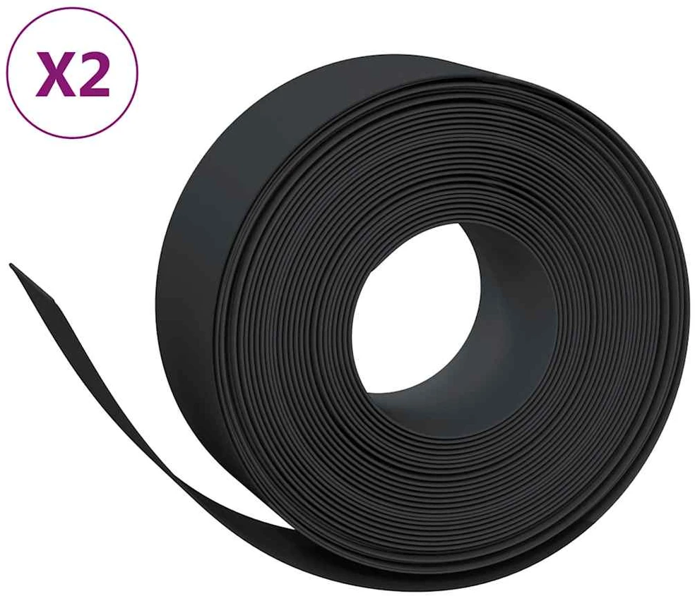 Sodo pertvaros, 10vnt., šviesiai pilkos, 252,5x19cm, PVC
