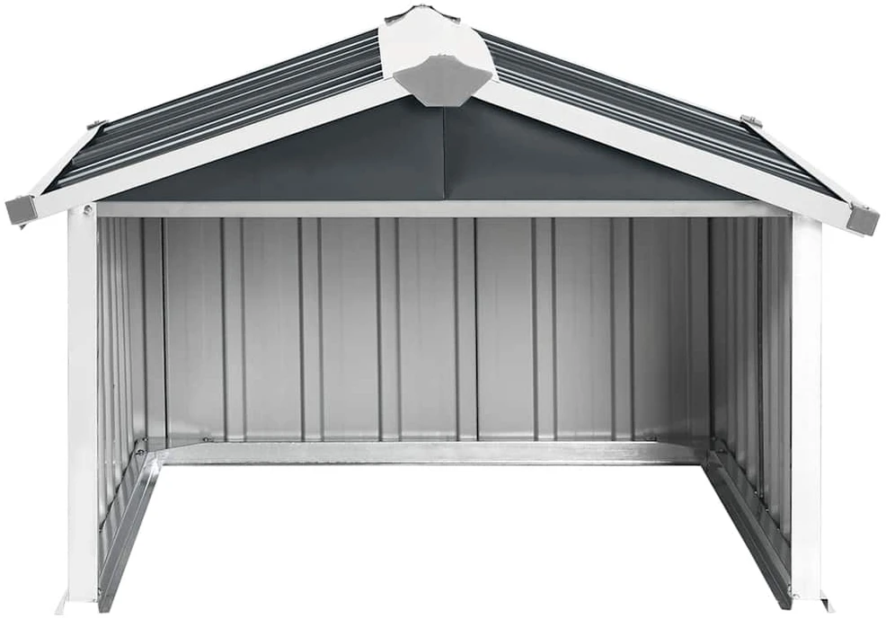 Sodo roboto vejapjovės garažas, antracito, 92x97x63cm, plienas