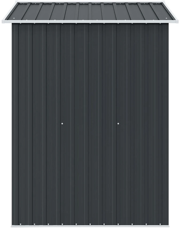 Sodo sandėliukas, antracito spalvos, 204x132x186cm, plienas