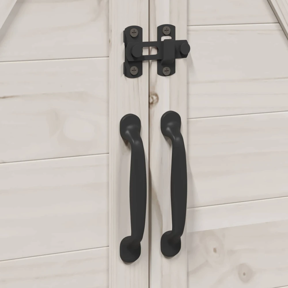 Sodo Sandėlys Balta 106 x 56 x 113,5 cm Kietasis pušinis medis