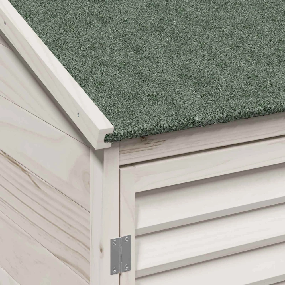 Sodo Sandėlys Balta 106 x 56 x 176,5 cm Kietasis pušinis medis