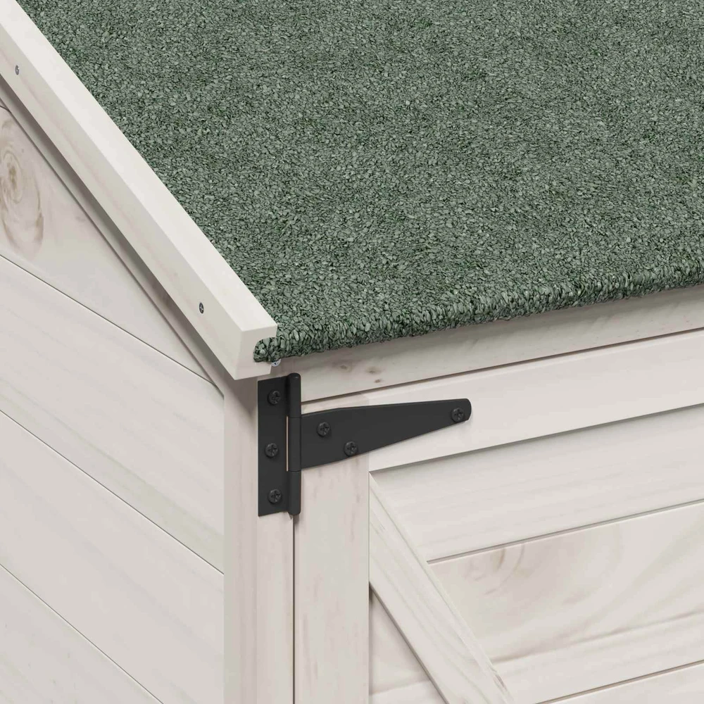 Sodo Sandėlys Balta 106 x 56 x 176,5 cm Kietasis pušinis medis