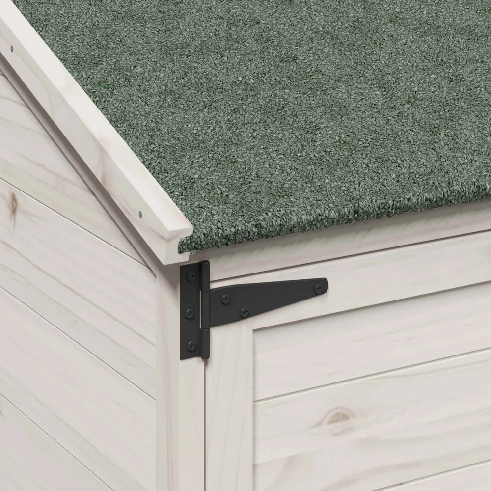 Sodo Sandėlys Balta 106,5 x 56 x 176 cm Kietasis pušinis medis