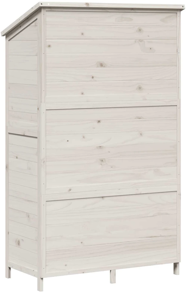 Sodo Sandėlys Balta 106,5 x 56 x 176 cm Kietasis pušinis medis