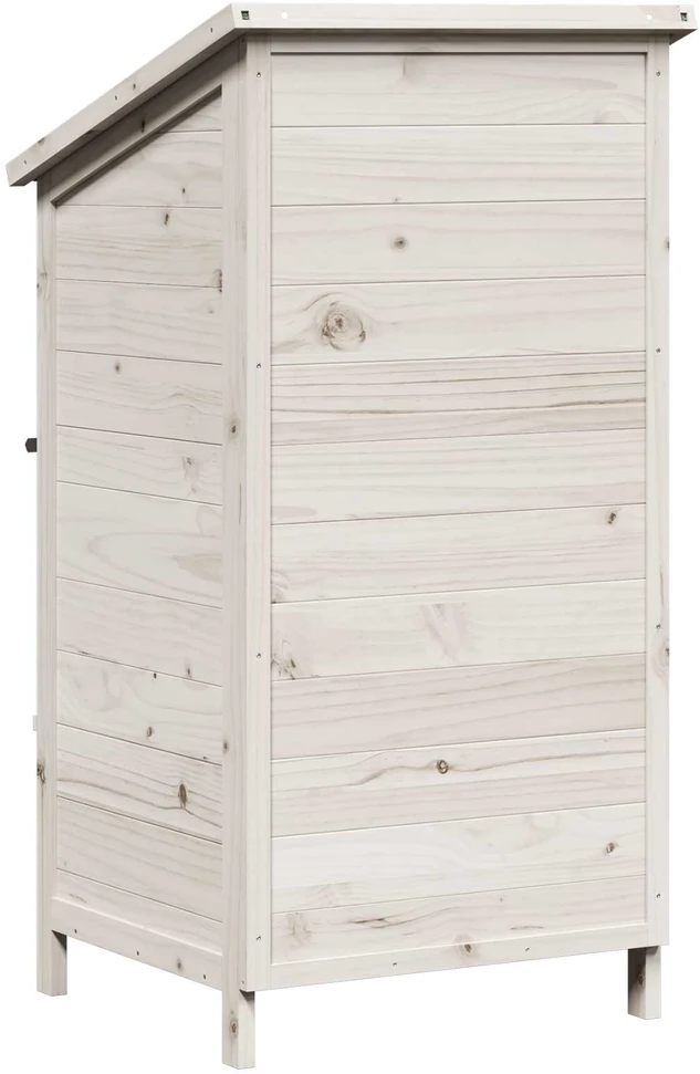 Sodo Sandėlys Balta 59 x 56 x 113,5 cm Kietasis pušinis medis