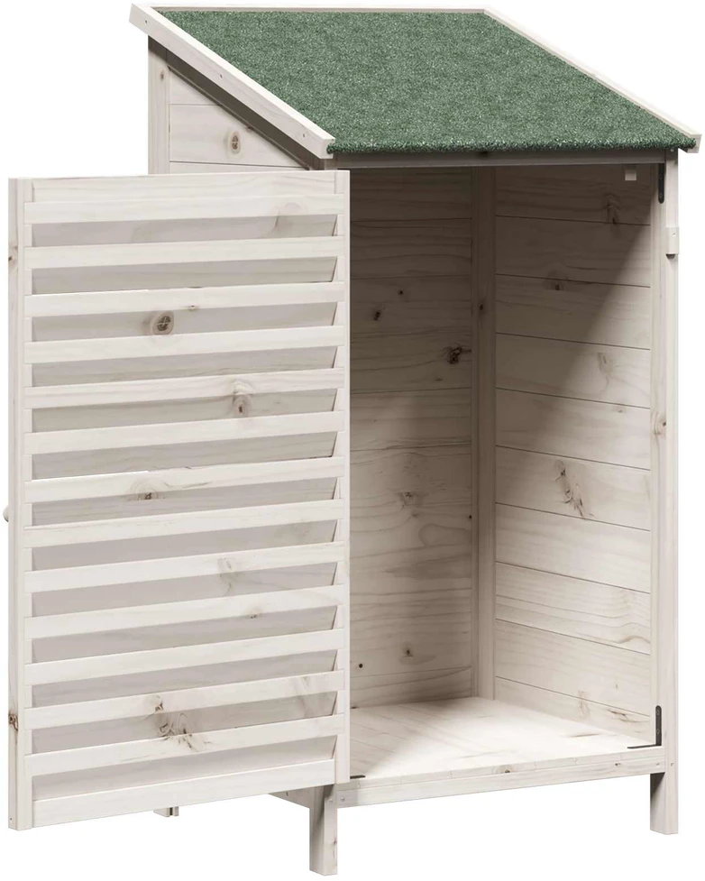 Sodo Sandėlys Balta 59 x 56 x 113,5 cm Kietasis pušinis medis