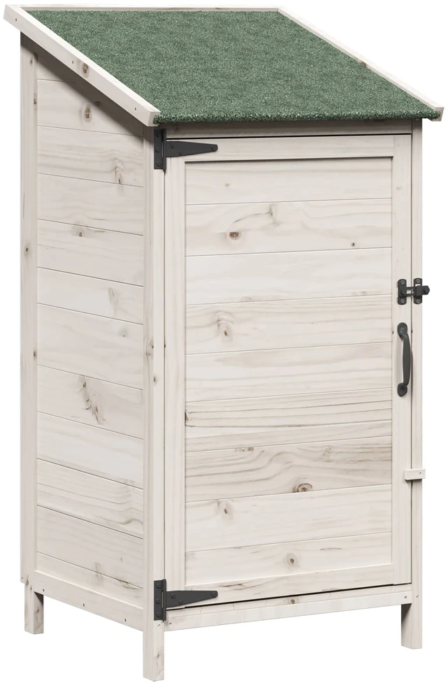 Sodo Sandėlys Balta 59 x 56 x 113,5 cm Kietasis pušinis medis