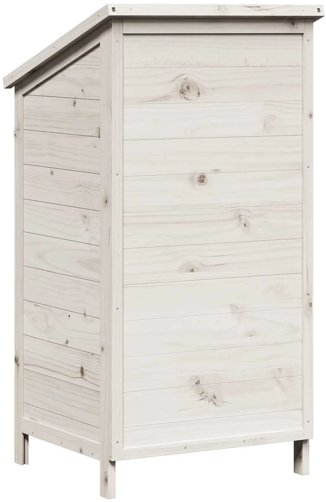 Sodo Sandėlys Balta 59 x 56 x 113,5 cm Kietasis pušinis medis