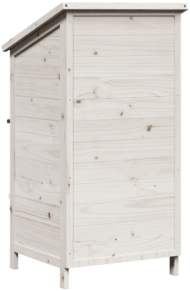 Sodo Sandėlys Balta 59,5 x 56 x 113,5 cm Kietasis pušinis medis