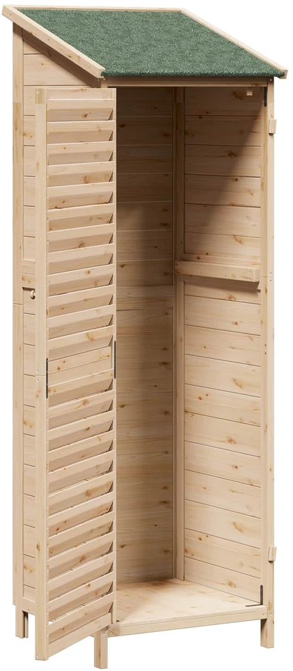 Sodo Sandėlys Natūrali 59 x 56 x 176 cm Kietasis pušinis medis
